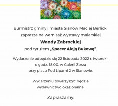 Zaproszenie TPD